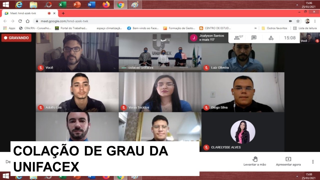 You are currently viewing CRA-RN participa da colação de grau da Unifacex