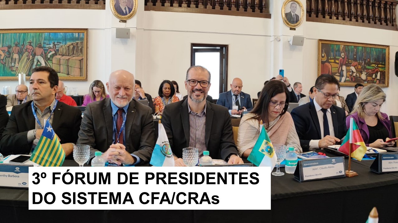 You are currently viewing CRA-RN participa do Fórum de Presidentes do Sistema CFA/CRAs, em Belém