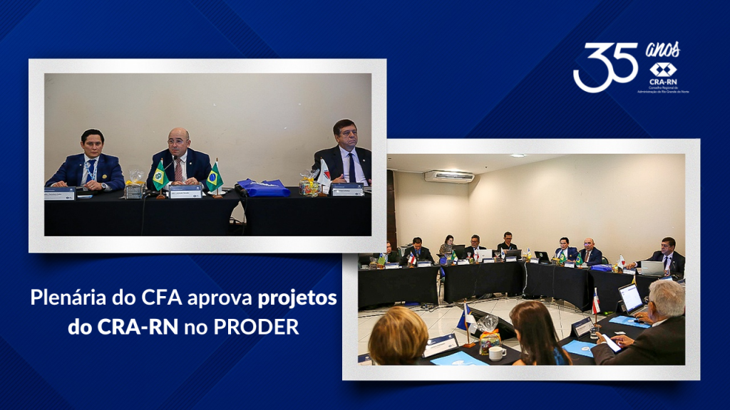 CRA RN tem vários projetos aprovados no PRODER CRA RN