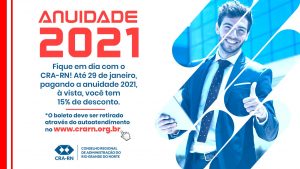 Read more about the article Pague a anuidade 2021 sem sair de casa