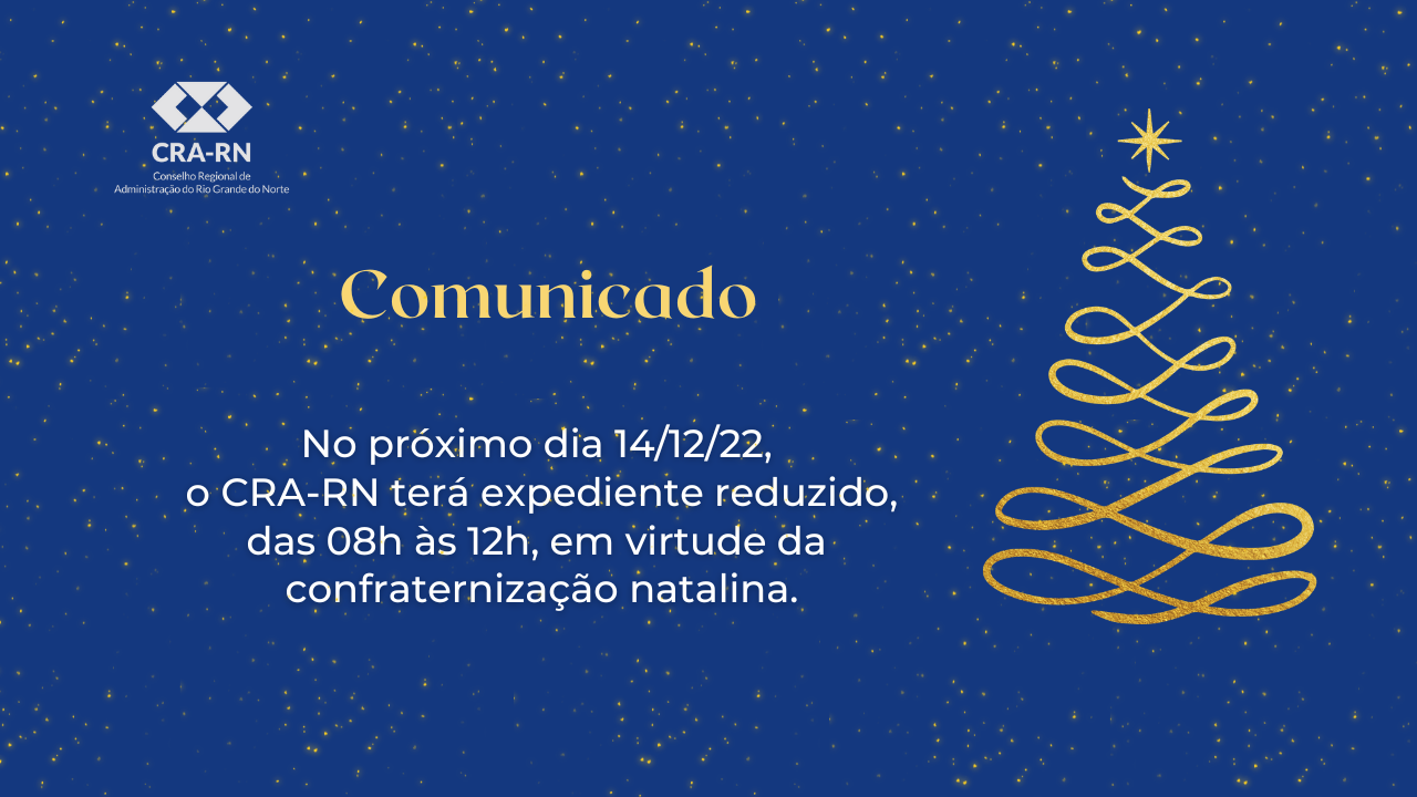 Read more about the article Horário de atendimento do CRA-RN em 14/12/2022