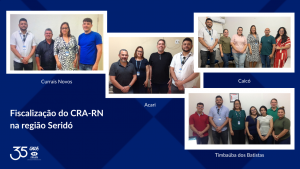 Read more about the article Fiscalização do CRA-RN visita municípios da Região do Seridó