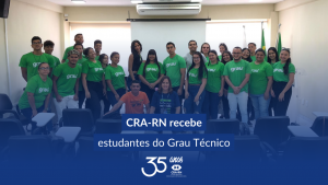 Read more about the article Estudantes de curso técnico visitam o CRA-RN