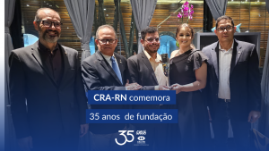 Leia mais sobre o artigo CRA-RN comemora 35 anos com entrega do prêmio Guerreiro Ramos