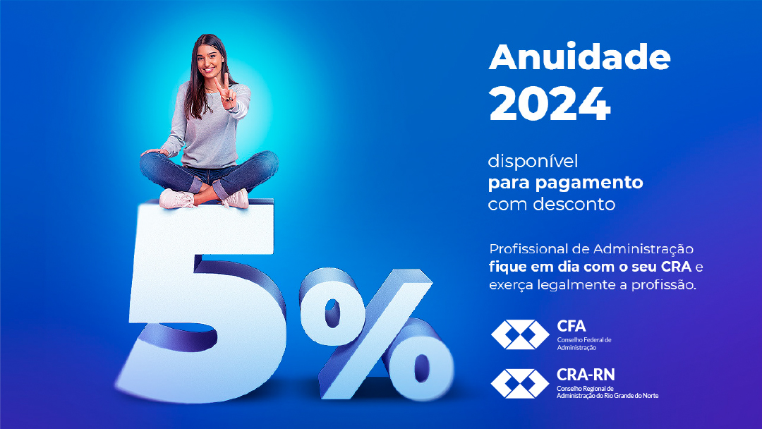Read more about the article Pague a anuidade 2024 com 5% de desconto