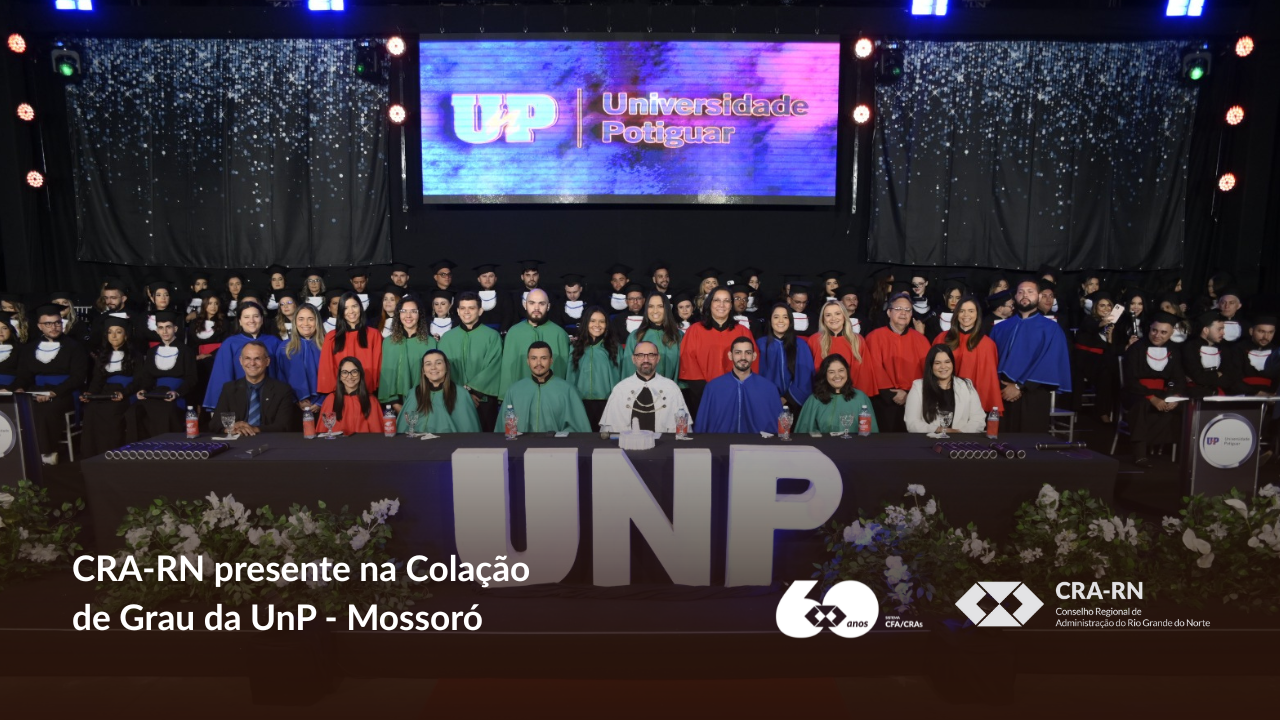 Você está visualizando atualmente CRA-RN participa de colação de grau na UNP – Mossoró