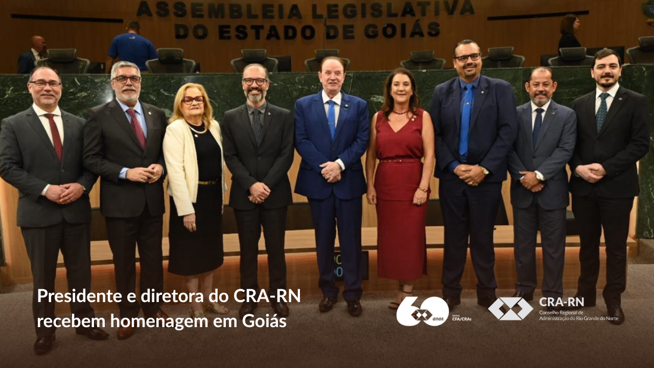 Você está visualizando atualmente CRA-RN é homenageado em sessão solene na Assembleia Legislativa de Goiás