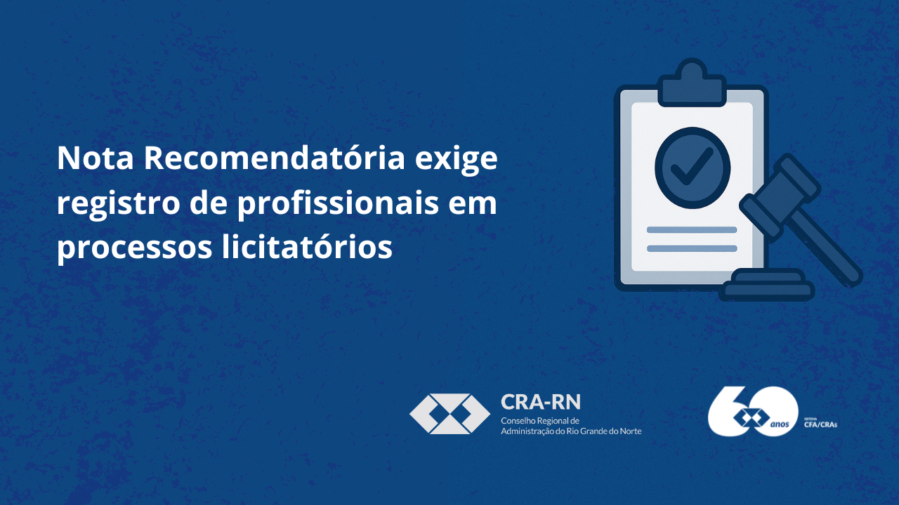 Leia mais sobre o artigo Nota Recomendatória exige registro de profissionais em processos licitatórios