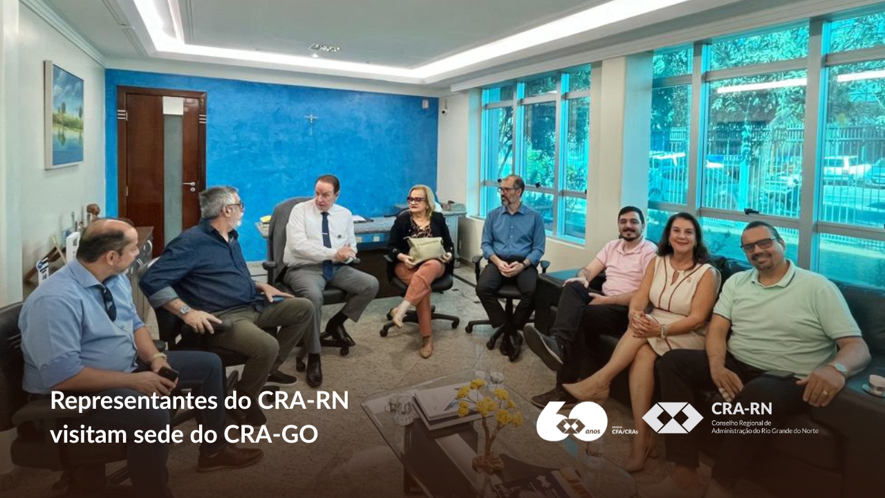 Você está visualizando atualmente CRA-RN visita sede do CRA-GO durante agenda em Goiânia