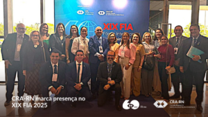 Leia mais sobre o artigo Comitiva do CRA-RN reforça atuação institucional no XIX Fórum Internacional de Administração 2025