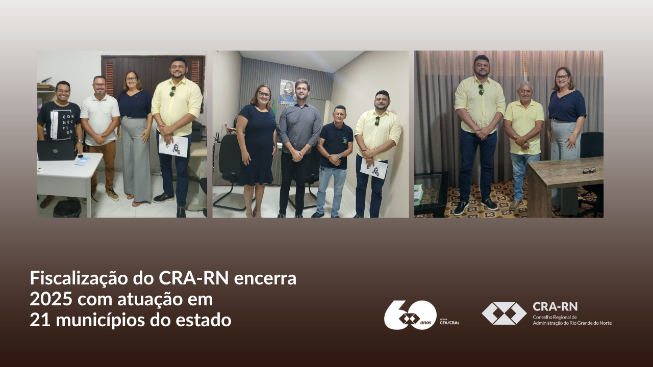 Você está visualizando atualmente Encerrando o ciclo: Fiscalização do CRA-RN finaliza ações de 2025 nos municípios