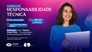 Leia mais sobre o artigo CRA-RN promove Curso de Responsabilidade Técnica para certificação profissional